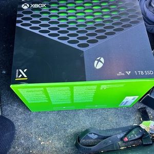 Xbox series x brand new never opened still has original seals to it